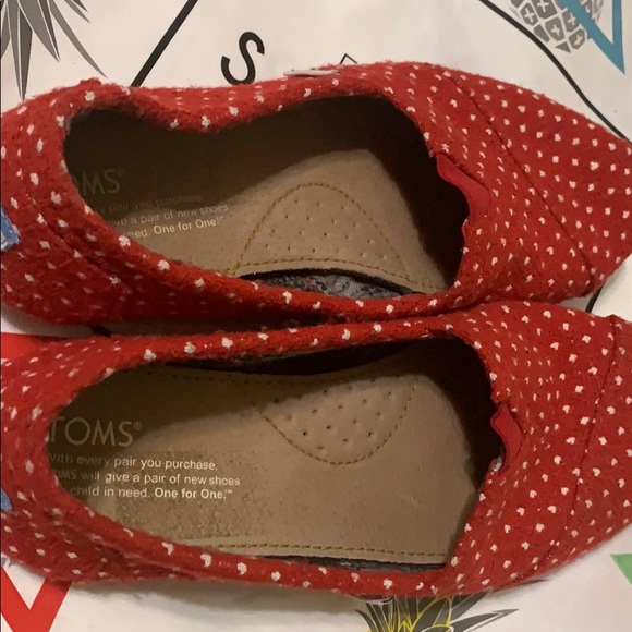 Toms sz. 7.5-red polka dot - Picture 6 of 6